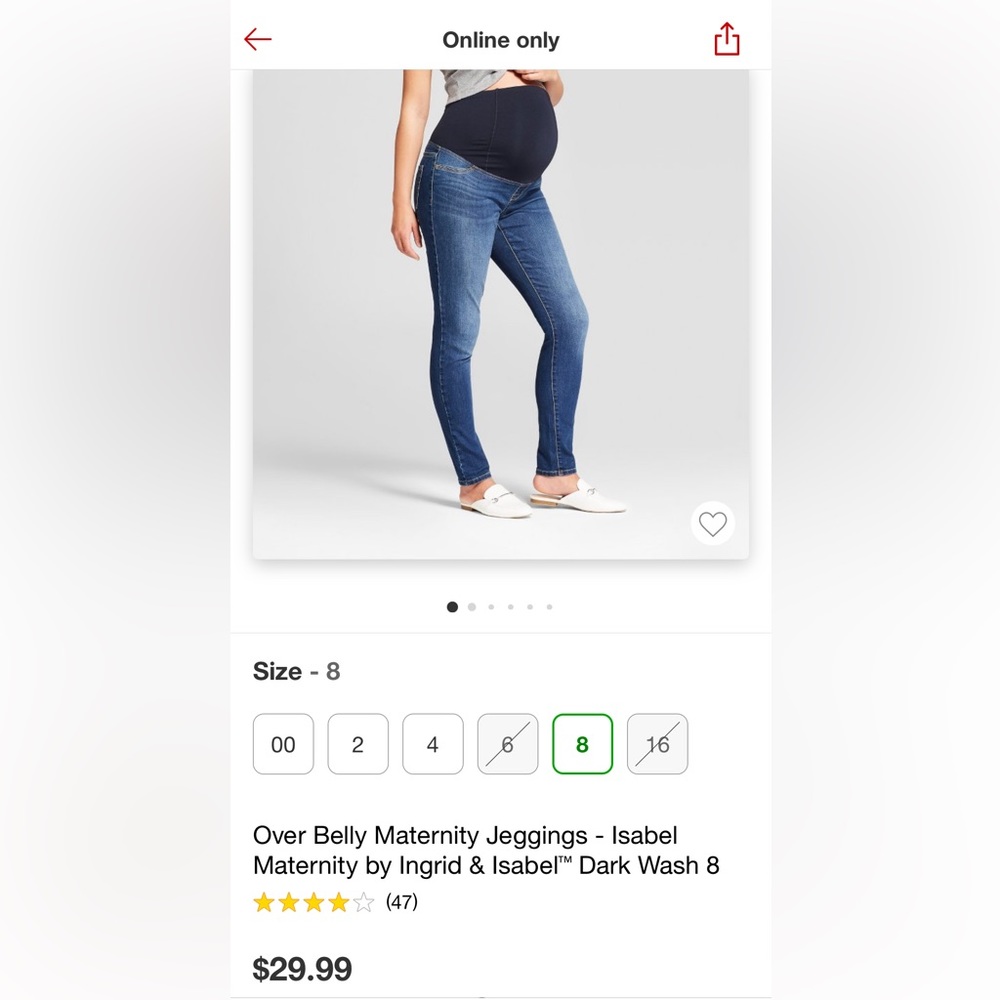 Isabell maternity jeans skinny